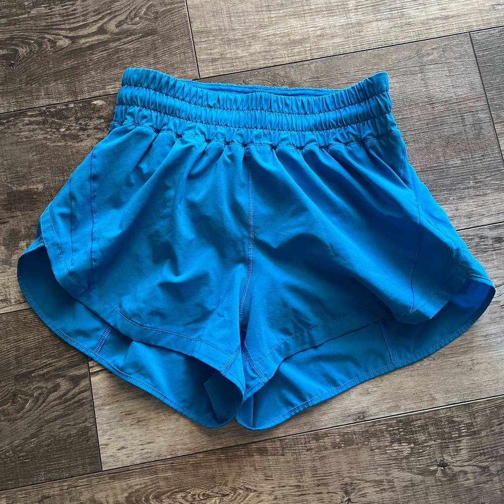 lululemon track that high rise 3in shorts